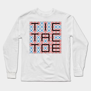 Tic Tac Toe On Tic Tac Toe Long Sleeve T-Shirt